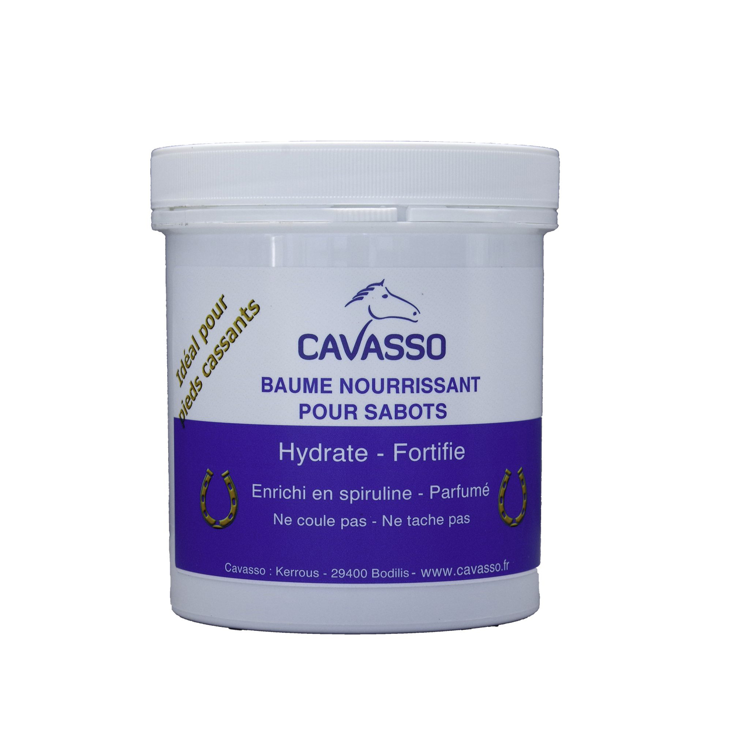 Baume nourrissant pour sabots. Pot de 500 ml