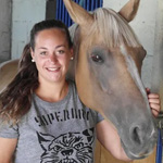 Anne-Laure Clément, cavalière sauts d'obstacles et partenaire de Cavasso