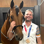 Simon Rousic, groom de Peter Devos en équipe de Belgique